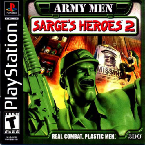 Army Men - Sarges Heroes 2 (USA) Cover